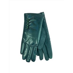 Перчатки осенние утепленные, цвет зеленый