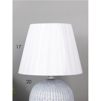 Настольная лампа «Крейс» E27 40 Вт серо-голубой 22×22×32 см RISALUX