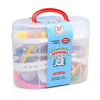 Набор доктора "Волшебная аптечка", в чемодане (37 предметов)