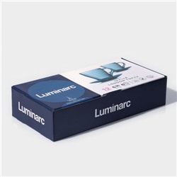 Чайный сервиз Luminarc «Идиллия», 12 предметов: кружка 265 мл, 6 шт., блюдце d=13 см, 6 шт., цвет лондон топаз