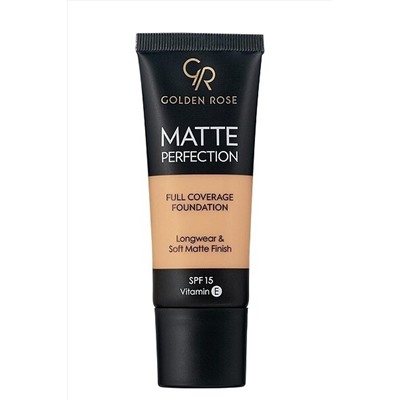 Крем тональный для лица GR Matte Perfection Full Coverage Foundation - 206 Теплый КОСМЕТИКА ИЗ ТУРЦИИ, 1097197
