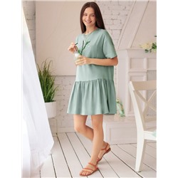 Платье из премиального хлопка с эластаном