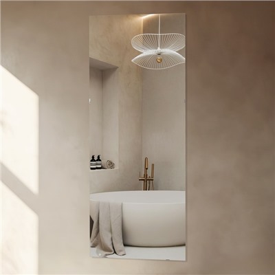 Зеркало, настенное, с креплением на 4 зажима, 125х52 см