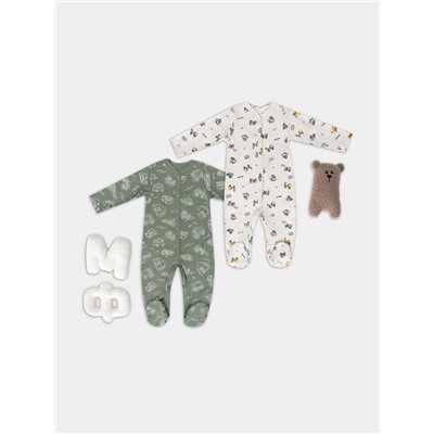 КОМБИНЕЗОН НАТЕЛЬНЫЙ ДЕТСКИЙ (2ШТ.) 14005-2