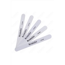 Kristaller Набор одноразовых пилок на деревянной основе, 180/240 грит, широкие, белый, 5 шт. KRISTALLER, 1107025