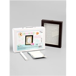 Слепки ручек малыша «Лапочка», рамка со стеклом