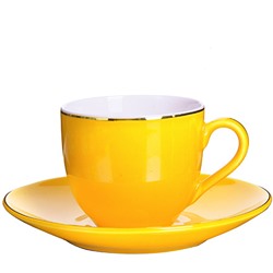 24751 Кофейный набор 8пр 80мл кост/фарф LR (х16)