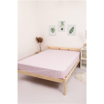 Простыня перкаль Розовое поле НАТАЛИ, 907563