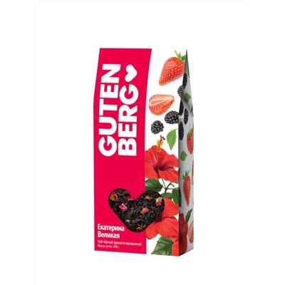 Чай Gutenberg чёрный ароматизированный "Екатерина Великая", 100 г