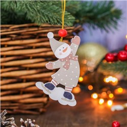 Елочная игрушка «Весело играем», золотая нить, МИКС