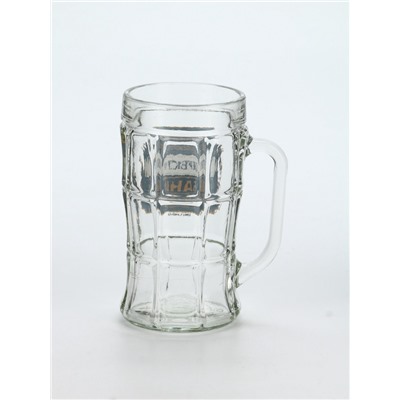 Кружка пивная стеклянная «Директор бани», 500 мл