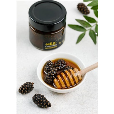 Мед с сосновой шишкой / Cedar Immuno / 100 г / Сибирский кедр