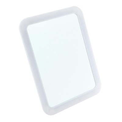 Зеркало Luazon KZ-01, подсветка, настольное, 14 диодов, 4хАА (не в комплекте), белое