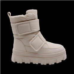 Дутики Q853-2 бежевые