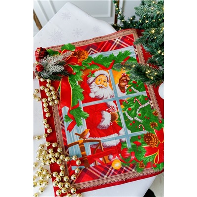 Полотенце кухонное Новогодние открытки НАТАЛИ, 927161
