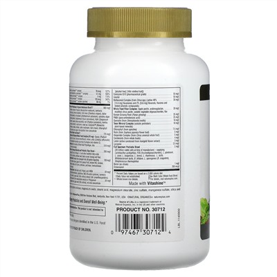 Nature's Plus, Source Of Life Gold Tablets, Ultimate Multi-Vitamin Supplement, 180 Tablets