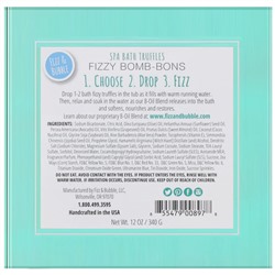 Fizz & Bubble, Шипучие шарики для ванной с эффектом СПА, 340 г