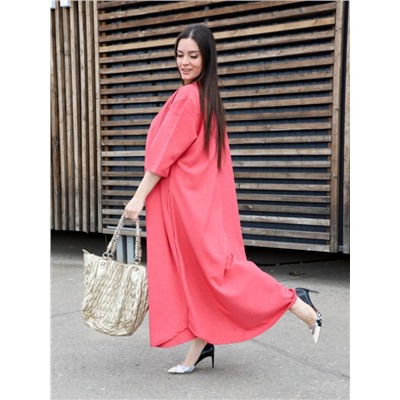 Платье "Грация" брусника