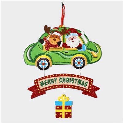 Новогоднее украшение настенное «Merry Christmas», подвеска, 45×38.5 см