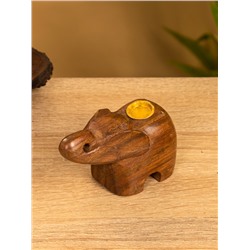 Подставка под благовония «Слоник», 6.5×10×4.5 см, дерево шишам