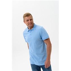 14401 футболка поло мужская (Светло-голубой)