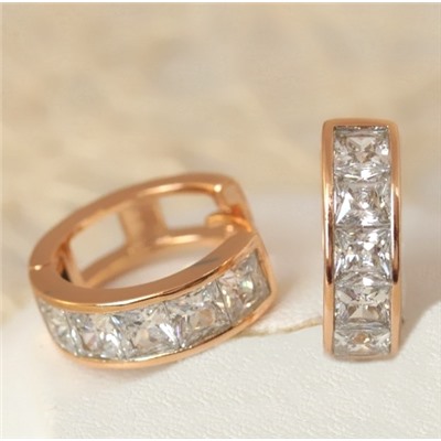 Серьги позолота H01-12896