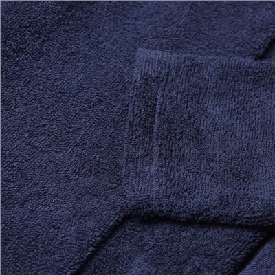 Халат махровый детский «Этель. Любимый сыночек», размер 34, синий