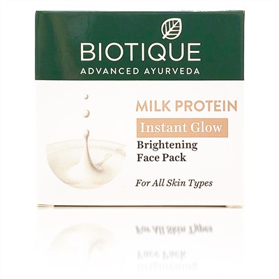 Biotique Milk Protein Instant Glow Face Pack / Биотик Молочным Протеин Маска Для Лица 50 г