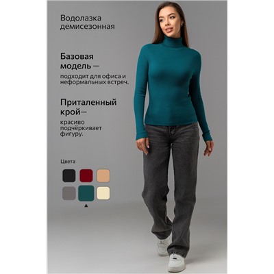 Женская водолазка в рубчик Happyfox