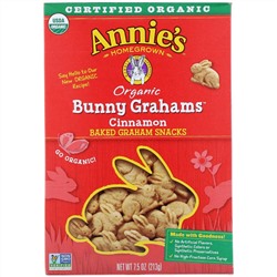 Annie's Homegrown, Organic Bunny Grahams, Cinnamon, 7.5 oz (213 g)