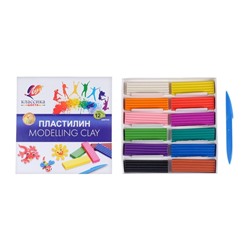 Пластилин «Луч. Классика цвета», 12 цветов, 240 г