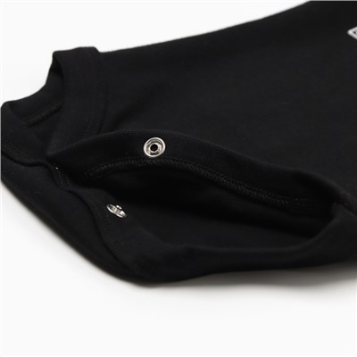 Боди Крошка Я Little Boss, рост 80-86 см, чёрное