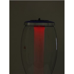 Башня пивная Monlin, колба 3 л, ёмкость для льда, подсветка, пластик, синяя