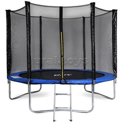 Батут ROCKET, d=244, внешняя сетка высотой 160 см., общая высота 225 см, синий