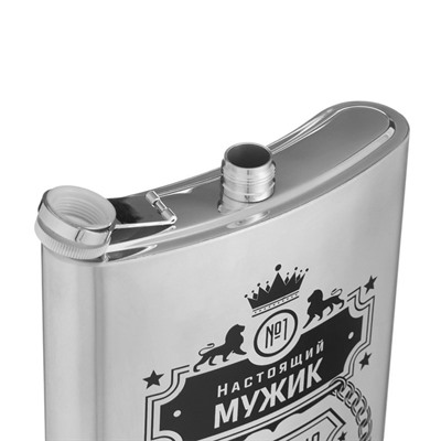 Фляжка «Мужик», нержавеющая сталь, 1920 мл, 64 oz