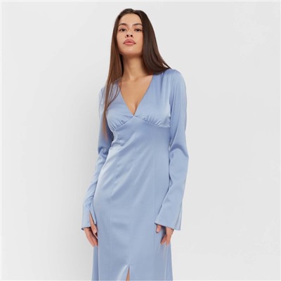 Платье женское шёлковое MIST: Classic Collection размер 44, голубое