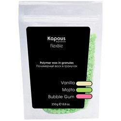Kapous Полимерный воск в гранулах «Flexible» с ароматом Махито 250 г