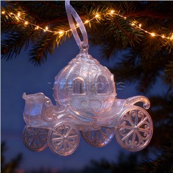 Новогоднее украшение "Карета сказочная" (11 см)