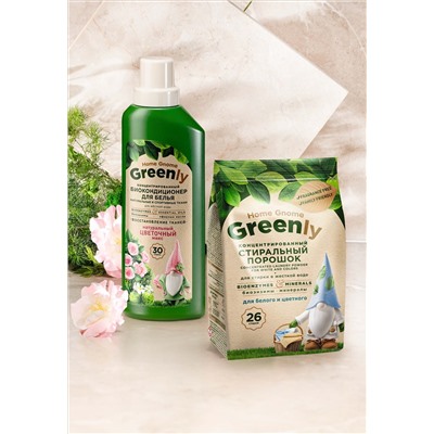 Концентрированный стиральный порошок для белого и цветного Home Gnome Greenly