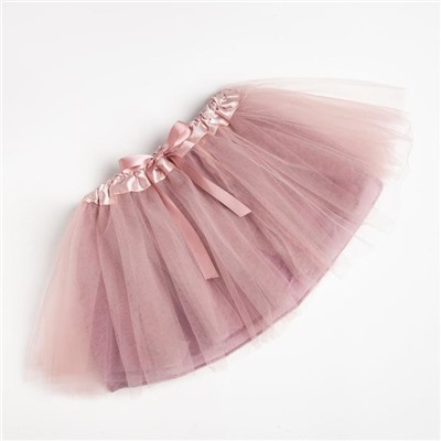 Юбка трёхслойная KAFTAN, пыльно-розовая, 25×22 см