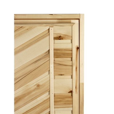 Дверь для бани и сауны, размер коробки 160×70 см, липа, глухая