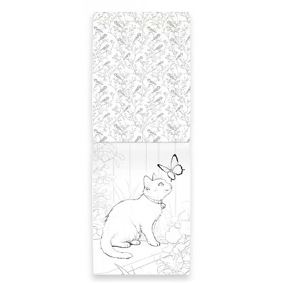 Раскраска 140х200 мм 16л "Раскраска для скетч-маркеров" "ЖИВОТНЫЕ" 72132 Феникс