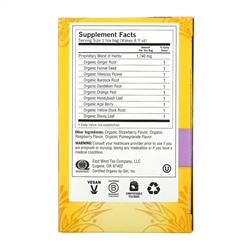 Yogi Tea, Berry DeTox, ягодный чай, без кофеина, 16 чайных пакетиков, 32 г (1,12 унции)