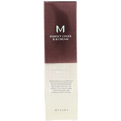 Missha, Perfect Cover BB Cream, BB-крем, SPF 42 PA+++, оттенок 13 насыщенный бежевый, 50 мл
