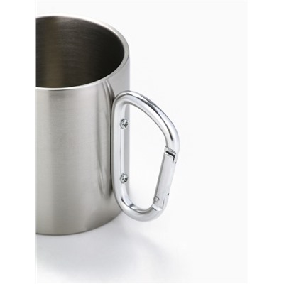 Кружка туристическая с карабином «Счастье не за горами», 300 мл