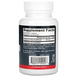 Jarrow Formulas, хризин, 500 мг, 30 капсул