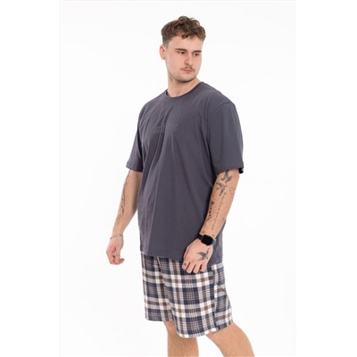 Пижама футболка и шорты М125118Псб