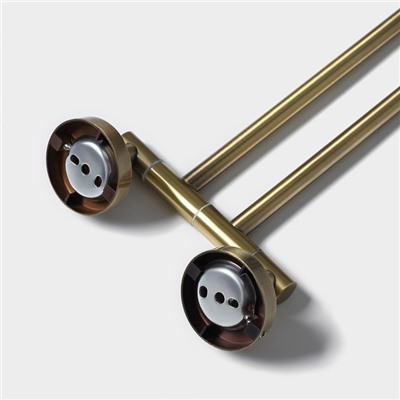 Держатель для полотенец 2 спицы Stölz basic Bronze, 35.5×16×5 см, бронзовый