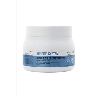 Concept Крем-шампунь для глубокого восстановления волос / Bonding System Hyaluronic Cream Shampoo, 400 мл KRISTALLER, 1111312