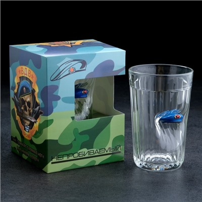 Стакан гранёный непробиваемый «ВДВ», 250 мл